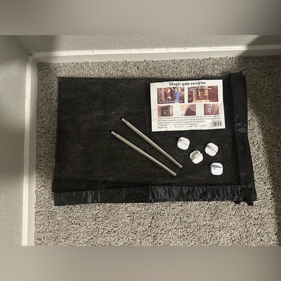 Magic Gate For Dogs 28” tall, expands 46”wide, Used For A Week, Great Condition. - Picture 3 of 5